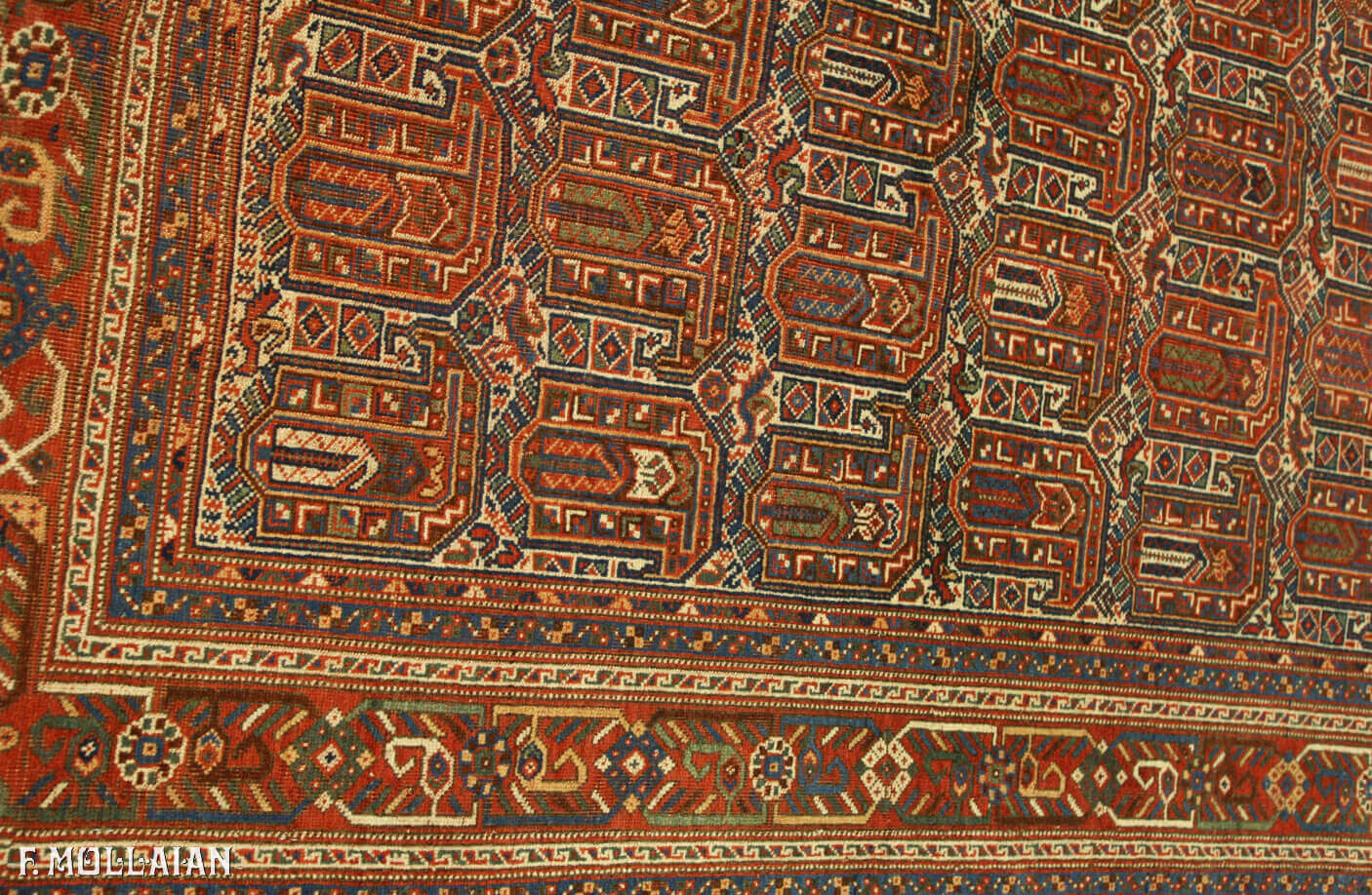 Tapis Persan Antique Afshari n°:16431449